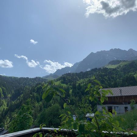 Terrasse Sur Les Aravis Daire La Giettaz Dış mekan fotoğraf