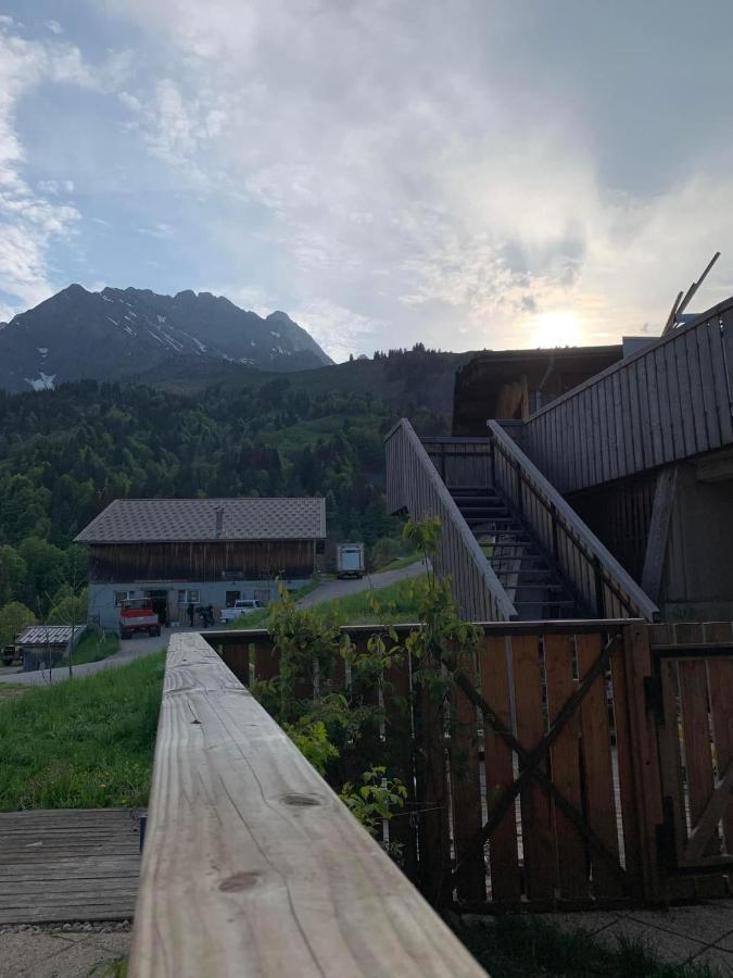 Terrasse Sur Les Aravis Daire La Giettaz Dış mekan fotoğraf